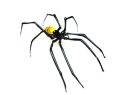 Spider Animals Glass, Art Glass Spider, Blown Halloween, Blown Glass Figurine - thumbnail 2