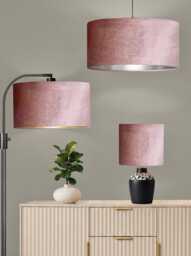 New Luxury Premium Quality Glamour Lilac Purple Velvet Fabric With Brushed Metallics Lining Lamp Shade Pendant Light in Multi Sizes