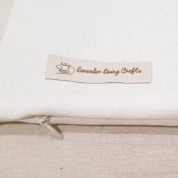 "Laura Ashley Orange & Pink Floral Cushion, Backed With Plain Off White, Handmade A Zip Fastening 18"" By 12" - thumbnail 4