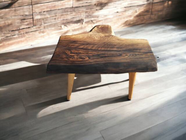 Rustic Handmade Wood Coffee Table - Unique Walnut - Wg-1039 Wodygody - image 1