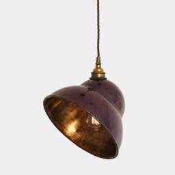 La Paz Industrial Cone Shade Pendant Light 9.4'' - 24cm - thumbnail 1