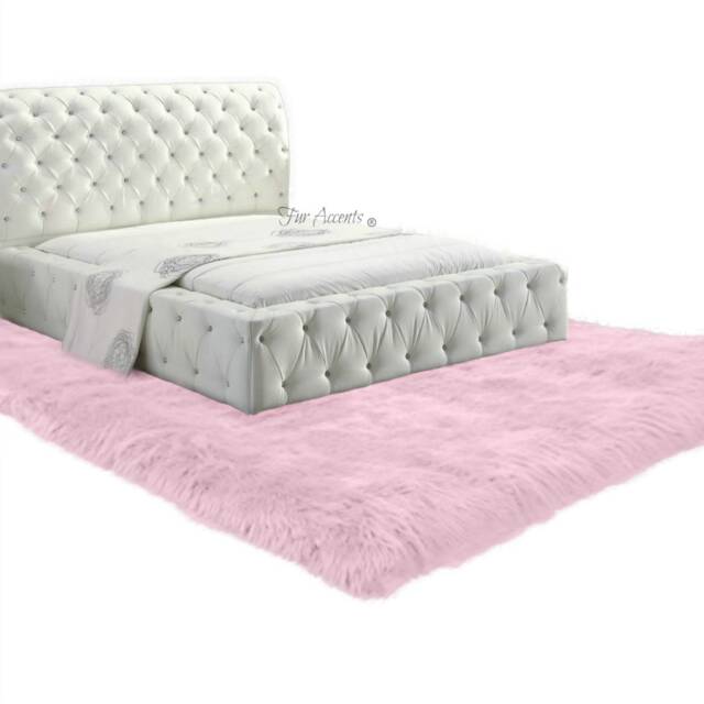 Luxury Faux Fur Area Rug - Thick Icelandic Sheepskin Pelt, Usa Made - image 1