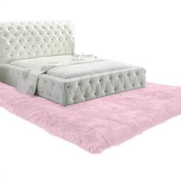 Luxury Faux Fur Area Rug - Thick Icelandic Sheepskin Pelt, Usa Made