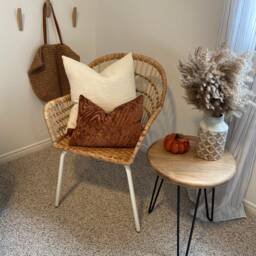 Brielle Throw Pillow, Ivory Victorian Texture - thumbnail 4