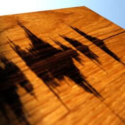 Custom Soundwave Wall Art, Wood Burned Sound Wave Personalized Wooden Engraved Birthday Gift, Gift For Him, Her - thumbnail 2