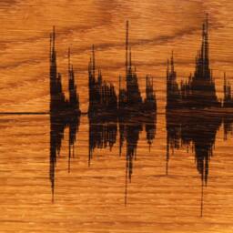 Custom Soundwave Wall Art, Wood Burned Sound Wave Personalized Wooden Engraved Birthday Gift, Gift For Him, Her - thumbnail 3