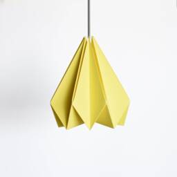 Brownfolds Yellow Paper Origami Lamp Shade Vanilla Bliss Single Pack - thumbnail 1
