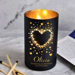 Personalised Candle Gifts For Mum Women Wedding Anniversary Birthday Memorial Cedarwood Cinnamon Sandalwood Gift Her Him Men - thumbnail 2