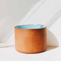 Ceramic Plant Pot - Handmade Pottery Planters Homeware Pots Stoneware Minimalist Ceramics Terracotta - thumbnail 2