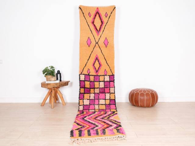Moroccan Runner Rug, Vintage Berber - image 1