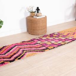Moroccan Runner Rug, Vintage Berber - thumbnail 2