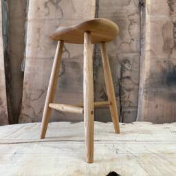 Milking Stool #3 in Walnut & White Oak - thumbnail 3