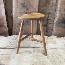 Milking Stool #3 in Walnut & White Oak - thumbnail 1