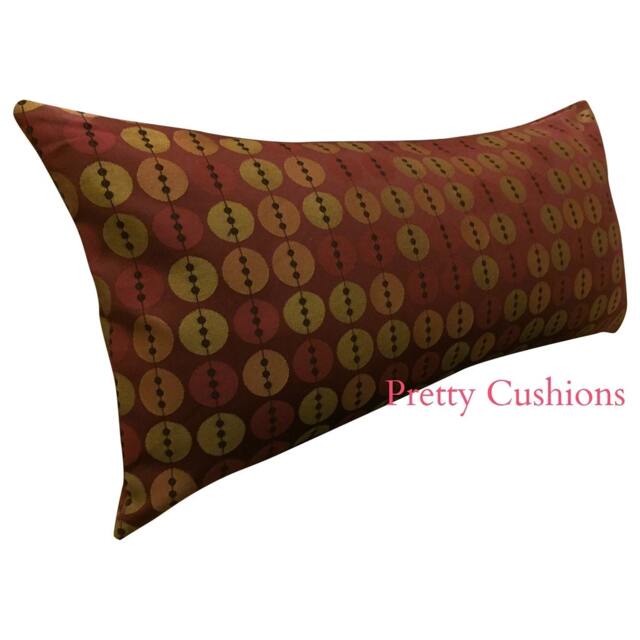 Sanderson Charleston Tempo Purple Retro Bolster Cushion Cover - image 1