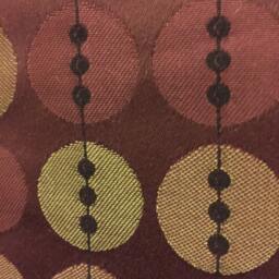 Sanderson Charleston Tempo Purple Retro Bolster Cushion Cover - thumbnail 3