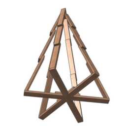 Wooden Christmas Tree Plans 186 cm Tall - PDF Download - thumbnail 4