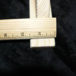 Pine Curtain Rod Brackets - For A 2 Inch Rod - thumbnail 4