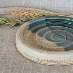 Mountains Soap Dish, Ceramic Bathroom Tray, Handmade Kitchen Pottery, Household Holder, Thrown Textured Dishes - thumbnail 3