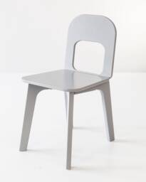 Montessori Plywood Kids Chair, Toddler Desk Seat, Waldorf Furniture, Ergonomic Design