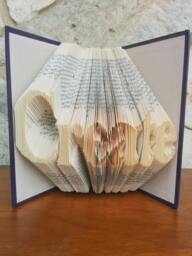 Create - Folded Book Art Fully Customizable, Maker, Artist, Creator - thumbnail 1