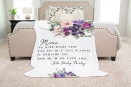 Christmas Gift For Her, Nana Present, Grandma Quote Blanket, From Kids Wife, Grandparent