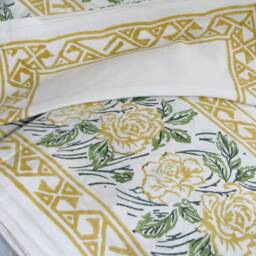 Full Double Flat Sheet Cotton Hand Block Print Bed Sheet, Bedspread, Bedding, Bed Linen, India Decor Gift, Bohemian Print.soft Natural Cotton