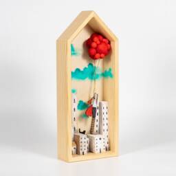Wooden Wall Art Decor Shadow Box ??The Couple?? - thumbnail 2
