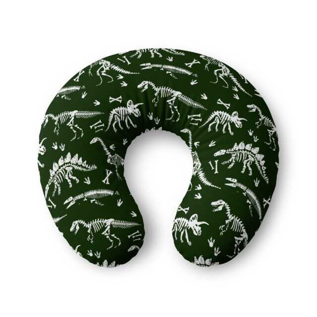 Dinosaur Skeletons Nursing Pillow Cover - image 1