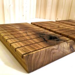Large Handmade Business Card Holder/Retail Earring Display Wood Jewelrey Bracelet Craft Necklace Stand - thumbnail 2