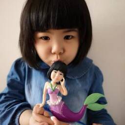 Custom Clay Figurine/Bobblehead For Children - Mermaid Fairy - thumbnail 2