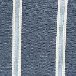 Bespoke Headboard Cover - Dartmouth Stripe Denim Blue - thumbnail 2