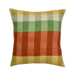 Hand Woven British Wool Cushion Cambrian Stripe, Bauhaus Style - thumbnail 2