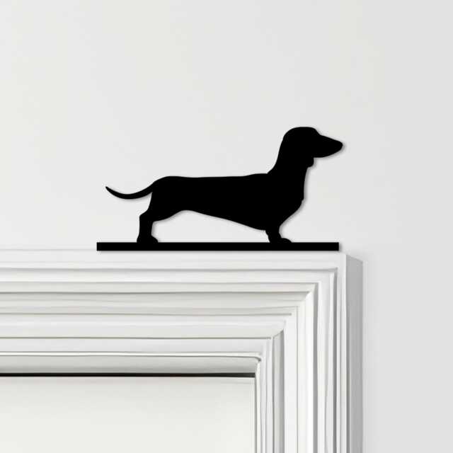 Door Topper Dachshund Dog Various Colours Top Of Decorative Sign - Sign, Novelty Wall Decor, Frame Art, Art - image 1