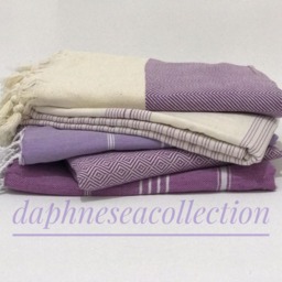 Shades Of Purple, Turkish Towel, Purple Beach Cotton Peshtemal, Hammam Bath Sheet - thumbnail 2