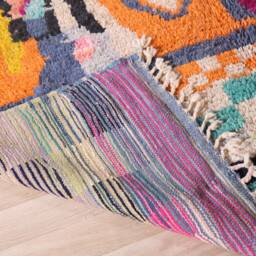 Vintage Boujaad Rug, Authentic Moroccan Rug 6x10 Ft - thumbnail 4