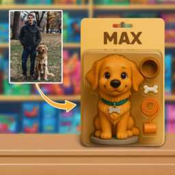 Custom Dog Figurine From Photo, 3D Pet Memorial Keepsake, Personalized Cartoon Statue, Unique Gift For Birthday - thumbnail 2