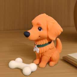 Custom Dog Figurine From Photo, 3D Pet Memorial Keepsake, Personalized Cartoon Statue, Unique Gift For Birthday - thumbnail 3