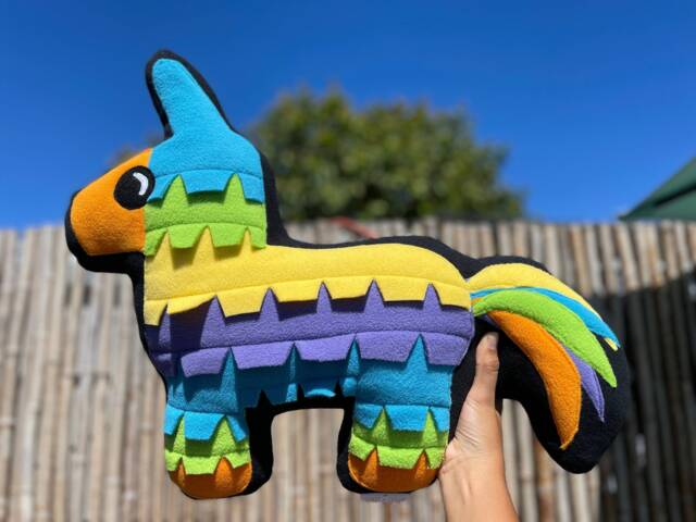 Pi??ata Pillow, Decor, Pi??ata Latin Mexico Mexican Decor, Latin Plush, Pi??ata, Pinata Party Latina Owned - image 1