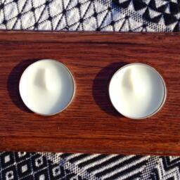 Oak Tea Light - Wooden Decor Candle Holder Small Salvaged Wood Votive Rustic Simple Country Home - thumbnail 2