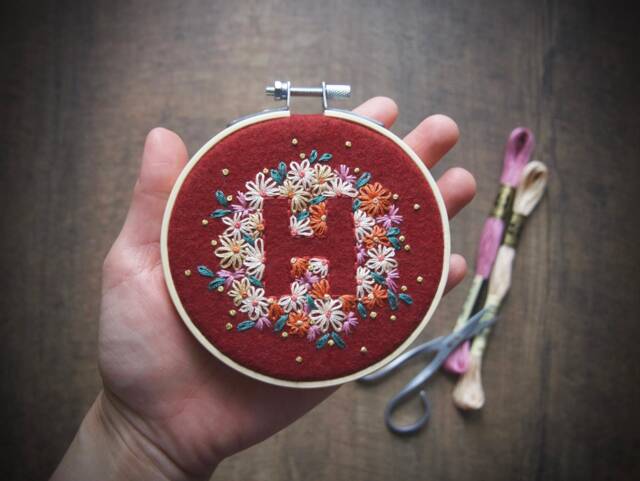 Embroidery Hoop Art ?? Wall Home Decor Hand Embroidered Loftfullofgoodies Housewarming Gift Nursery - image 1
