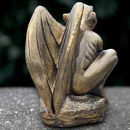 Gothic Gargoyle Statue Concrete Monster Ornament Cement Guardian Decoration Gargoyle Lover Gift Handmade Decor Yard Art - thumbnail 3