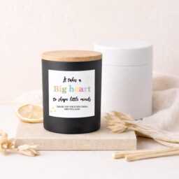 Personalised Teacher Candle - Thank You Gift Teaching Assistant Present Keepsake From Child - thumbnail 2