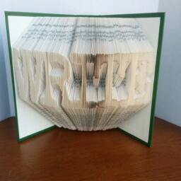 Write - Folded Book Art Fully Customizable, Symbol Forever - thumbnail 2