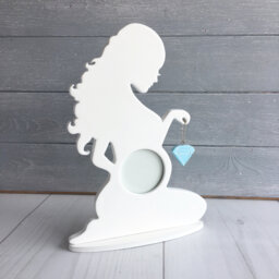 Ultrasound Frame Gift Pregnancy Announcement Reveal To Family Ideas We're Pregnant Gender Baby's First Photo - thumbnail 1