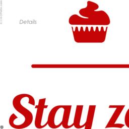 stay Zen Eat Cupcake Quote Wall Decal Kitchen Decor - thumbnail 3