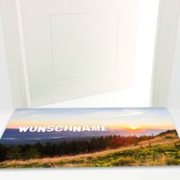 Doormat With Name, Personal Hollywood Style Slip - Washable High-Quality Outdoor Area Dirt Trap Mat Door - thumbnail 2