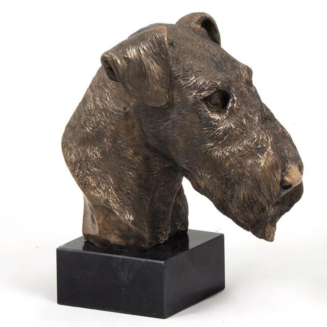 Airedale Terrier, Dog Marble Statue, Limited Edition, Artdog. Made Of Cold Cast Bronze. Perfect Gift. Limited Edition - image 1