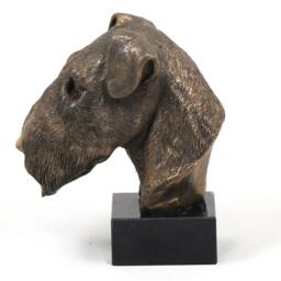 Airedale Terrier, Dog Marble Statue, Limited Edition, Artdog. Made Of Cold Cast Bronze. Perfect Gift. Limited Edition - thumbnail 2