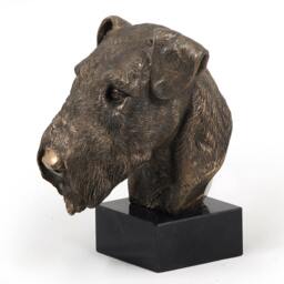 Airedale Terrier, Dog Marble Statue, Limited Edition, Artdog. Made Of Cold Cast Bronze. Perfect Gift. Limited Edition - thumbnail 3