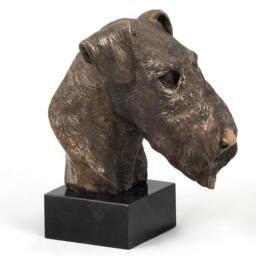Airedale Terrier, Dog Marble Statue, Limited Edition, Artdog. Made Of Cold Cast Bronze. Perfect Gift. Limited Edition